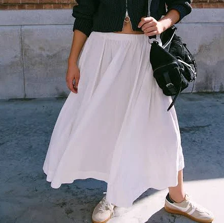 skirt Free People Lowen Midi Skirt Free People $60