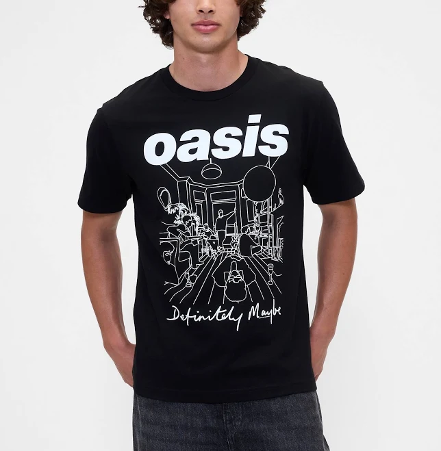 top Gap Factory Men's Relaxed Graphic T-Shirt Gap Factory $27.99