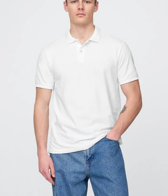 top Gap Men's Pique Polo Shirt Gap $20