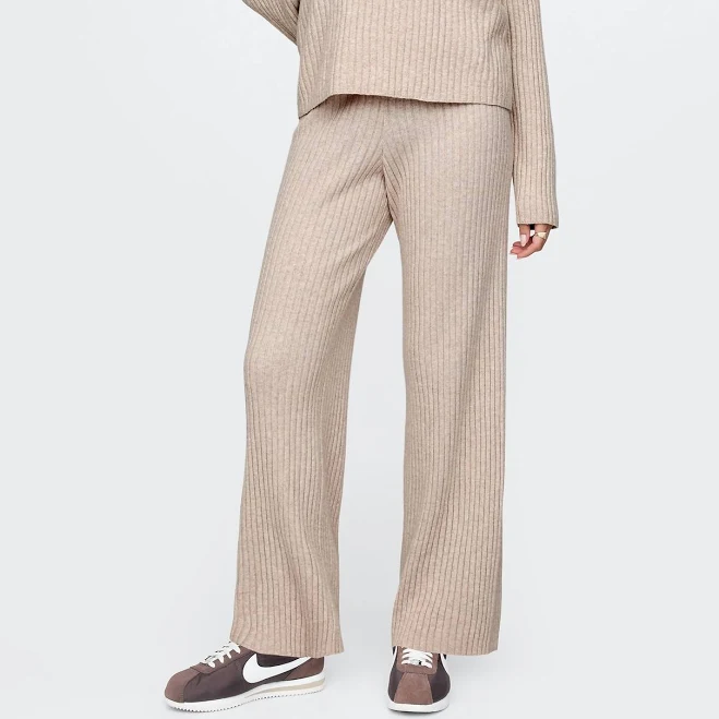 two piece set Gap Women's Cashsoft Wide Rib Sweater Pants Gap $59.99