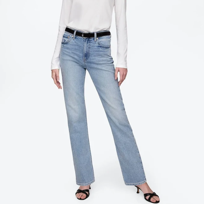 bottoms Gap Women's High Rise &rsquo;90s Slim Straight Jeans Gap $44
