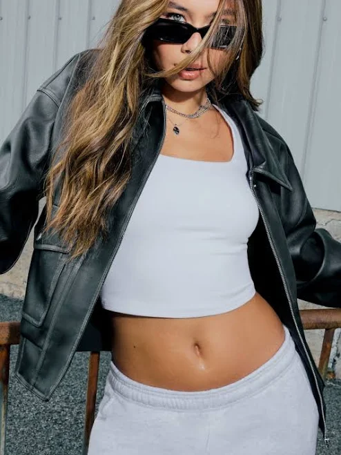 top Garage Women's Portia Square Neckline T-Shirt Garage $20