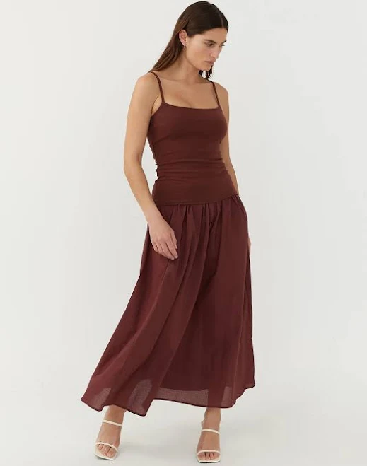 skirt Gathered Midi Skirt The Slow Label $210
