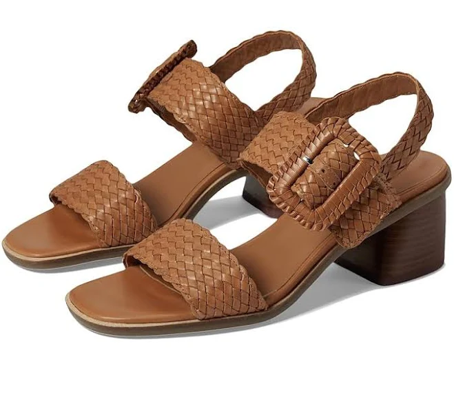 shoes Gentle Souls Women's Madylyn Woven Leather Slingback Sandals Zappos.com $189