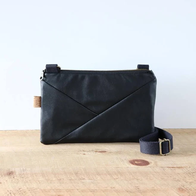 bag Geometric Vegan Leather Crossbody Bag Etsy - Seller $83.08