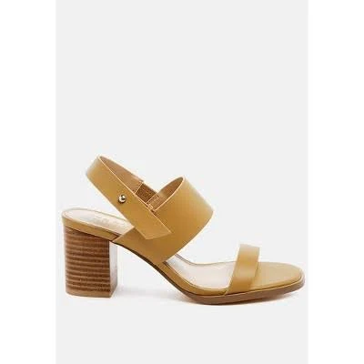 shoes Gertudes Women's Slingback Block Heel Leather Sandals Target $46.99