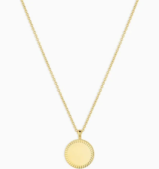 accessory Gorjana Women's 18K Gold Bespoke Coin Necklace gorjana $80