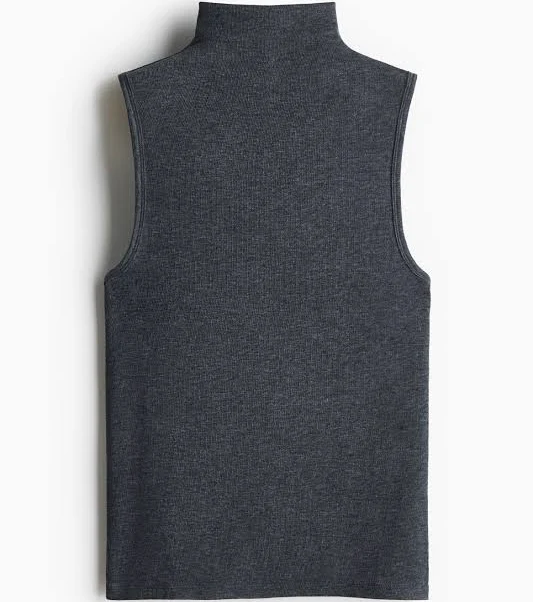 top H&M Ladies Sleeveless Mock Turtleneck Top H&M $14.99
