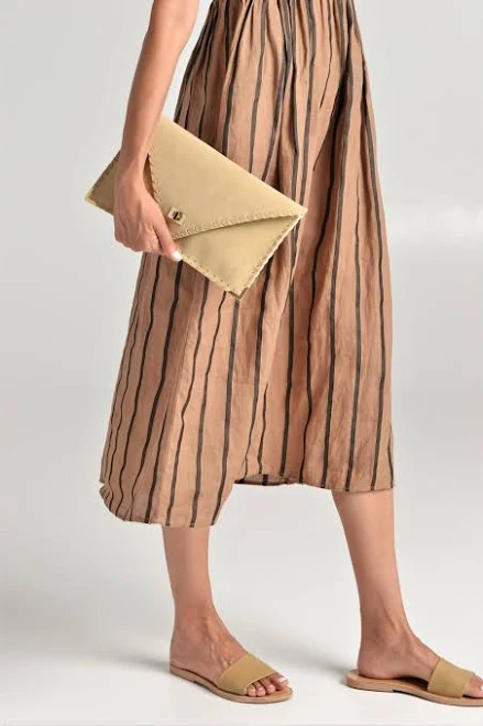 bag Handmade Suede Leather Clutch Etsy - AnaKoutsi $115