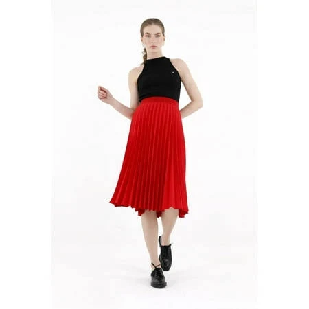 skirt High Waist Pleated Midi Skirt Walmart - WestCoastMarket $99.9