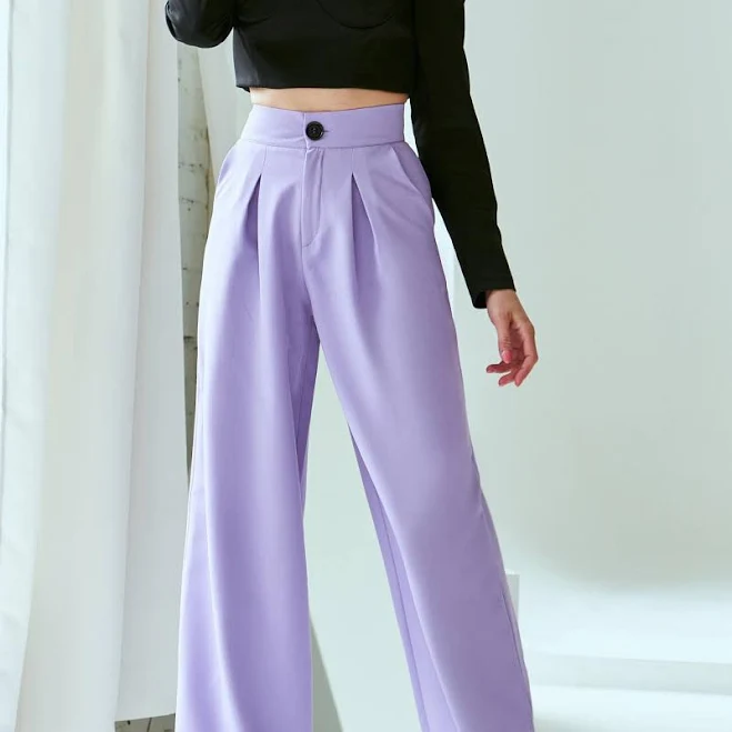 pants High-Waisted Pleated Wide-Leg Palazzo Pants Etsy - MoraBrand $72.24