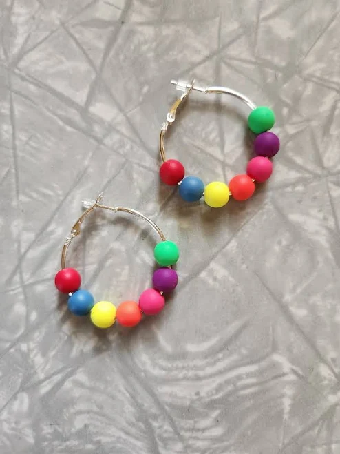 accessory Hoop Earrings Etsy - Seller $15
