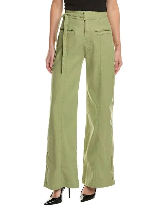 pants Hudson Jeans Tie Waist Pintucked Trouser Pant Women's Gilt.com $44