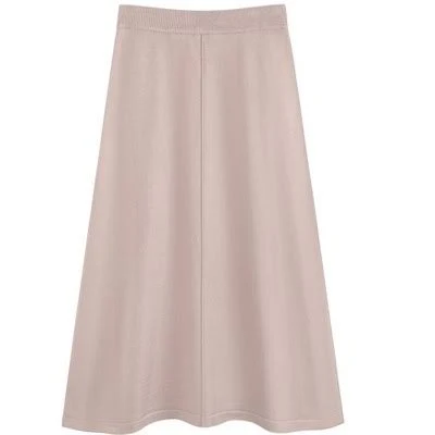 skirt Inspire Chic Women's A-Line Elastic High Waist Ribbed Knit Sweater Skirt Target $35.99