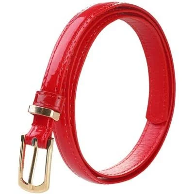 accessory Inspire Chic Women's Patent Leather PU Skinny Jeans Waist Belt Target $13.49