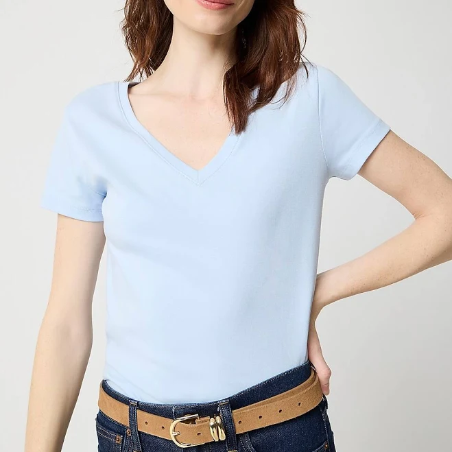 top J.Crew Women's Essential V-Neck Tee J.Crew Factory $24.95