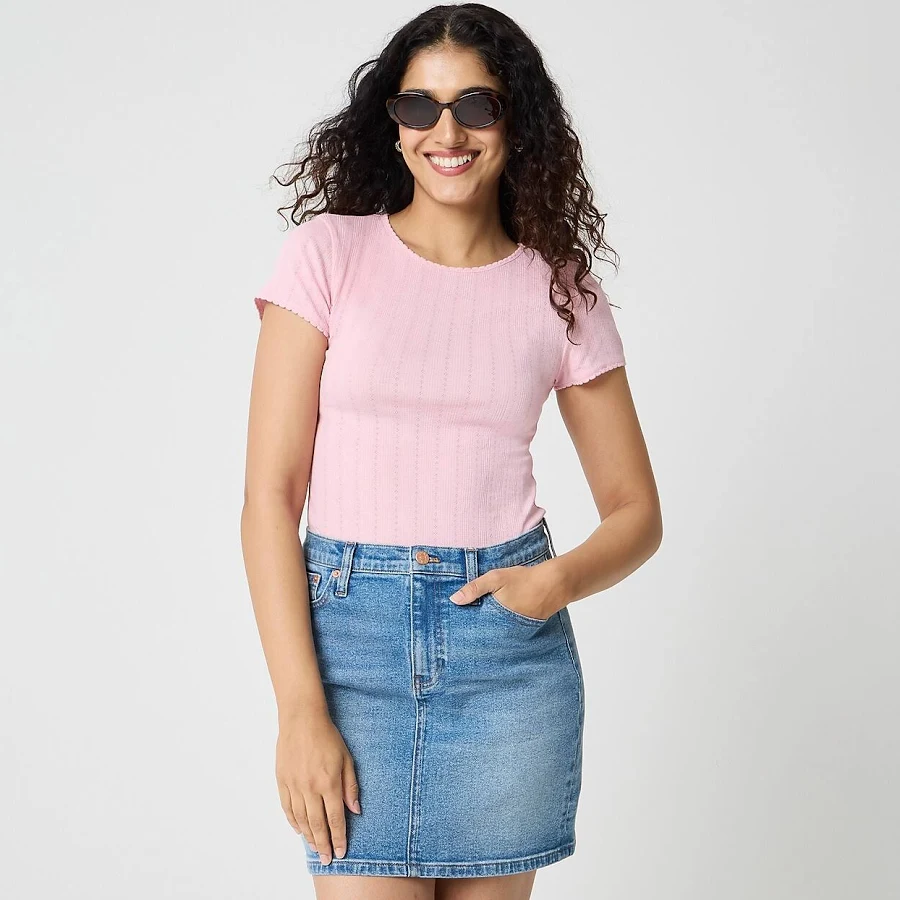 top J.Crew Women's Pointelle Tee J.Crew Factory $29.5
