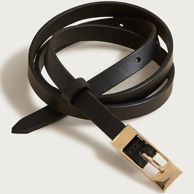 accessory J.Crew Women's Skinny Italian Leather Belt J.Crew $29.5