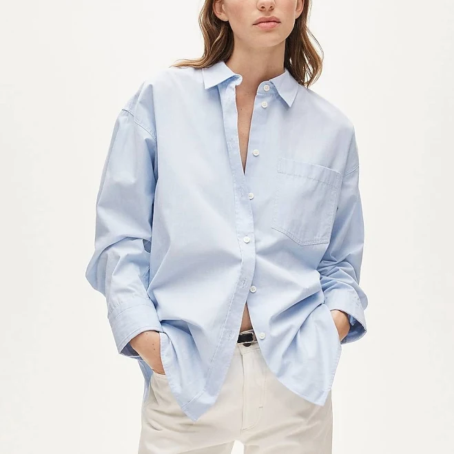 button down shirt J.Crew Women's &Eacute;tienne Oversized Oxford Shirt J.Crew $89.5