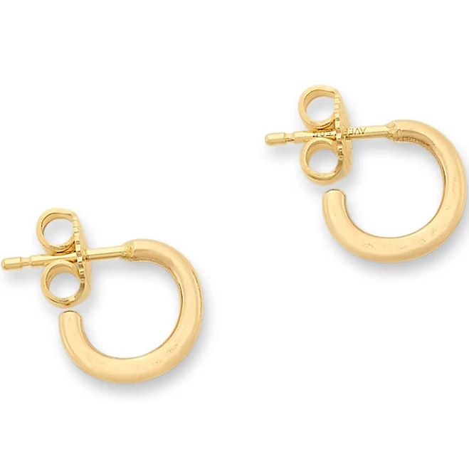 accessory James Avery 14K Gold Hammered Hoop Earrings James Avery Jewelry $200