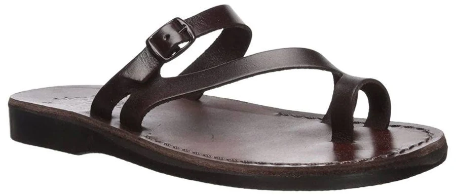 shoes Jerusalem Sandals Women's Nuri Leather Slide Sandals Jerusalem Sandals $77.95