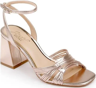 shoes Jewel Badgley Mischka Michelle Block Heel Sandals Badgley Mischka Web $119