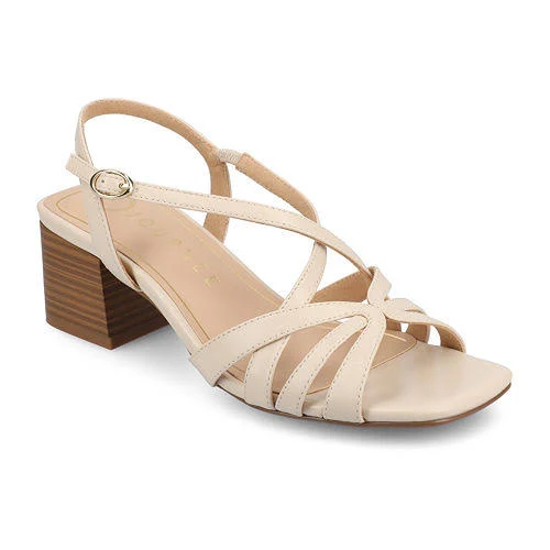shoes Journee Women's Shyla Block Heel Slingback Sandals JCPenney $52.49