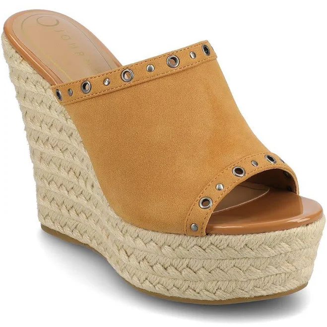 shoes JOURNEE Women's Yari Platform Espadrille Wedge Sandals Kohl's $80