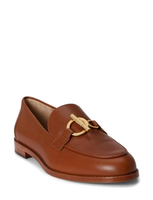 shoes Lauren Ralph Lauren Women's Blaike Round Toe Leather Loafers Nordstrom $195