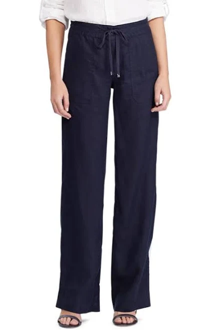 pants Lauren Women's Ralph Lauren Wide-Leg Linen Pants Nordstrom $135