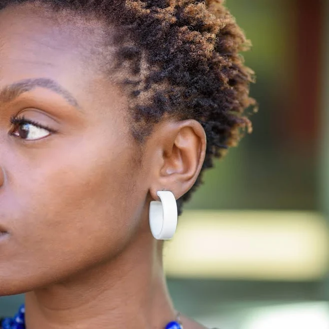 accessory Leetie Lovendale Chandler Lucite Hoop Earrings Etsy - Leetie $21
