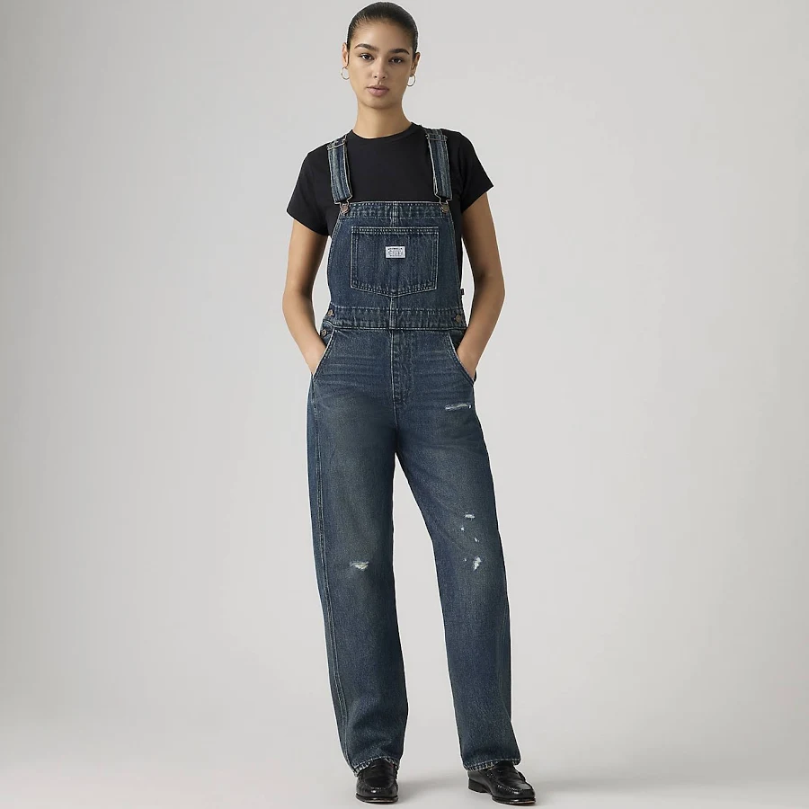 overalls Levi's Vintage Denim Overalls - Women's - Dark Wash L Levi's $69.99