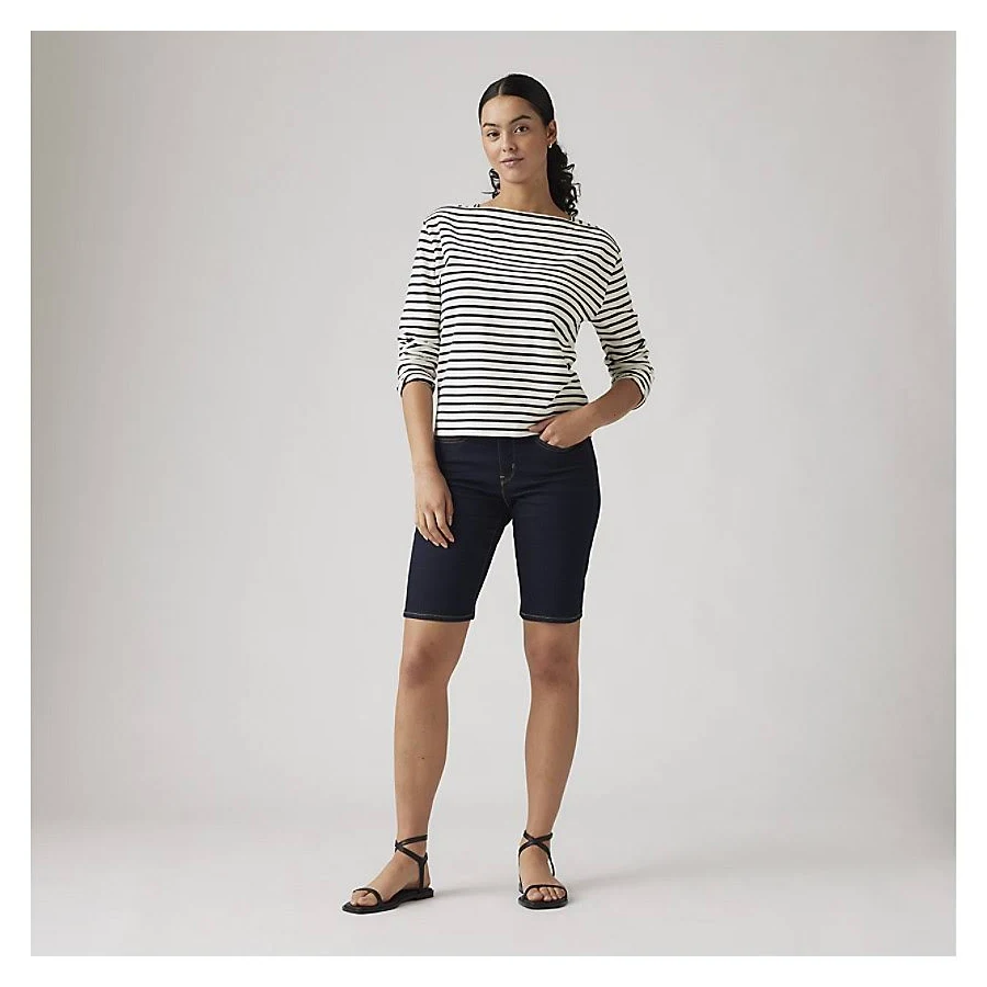 denim Levi's Women's Shaping Bermuda Shorts Levi's $34.99