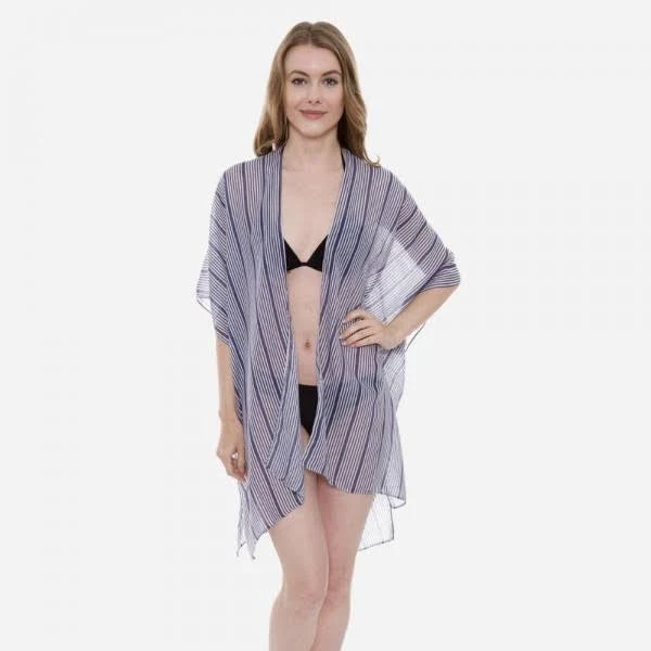 kimono Lightweight Stripe Kimono Judson & Company $24