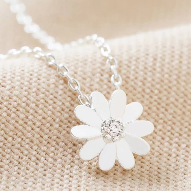 accessory Lisa Angel Daisy Charm Necklace Lisa Angel International $28