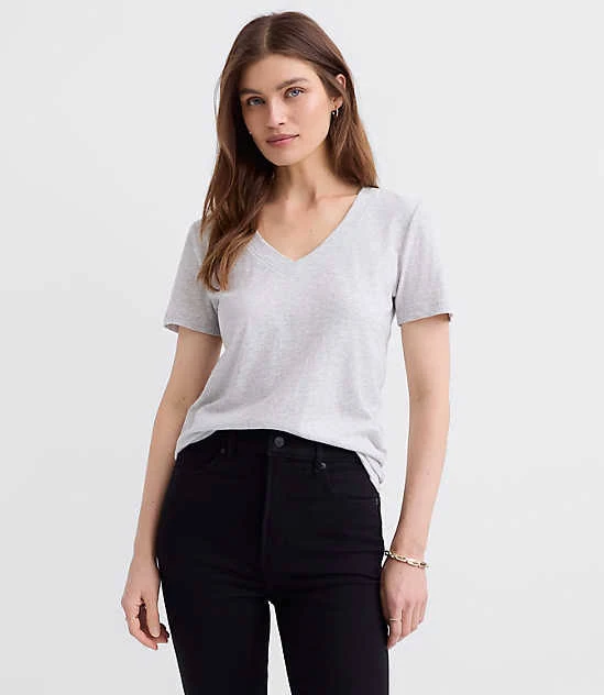 top Loft Women's Everyday V-Neck T-Shirt LOFT $14.97