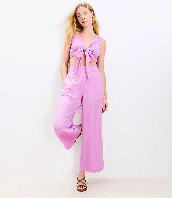 pants Loft Women's Linen Blend Wide Leg Pants LOFT $37.47