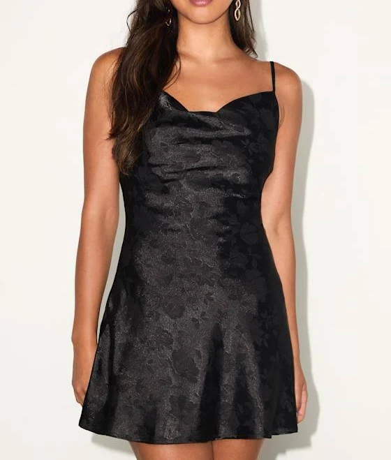 dress Lulus Satin Jacquard Cowl Slip Dress Lulus $17.4