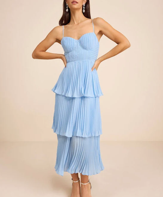 cocktail dress Lulus Tiered Bustier Midi Dress Lulus $79