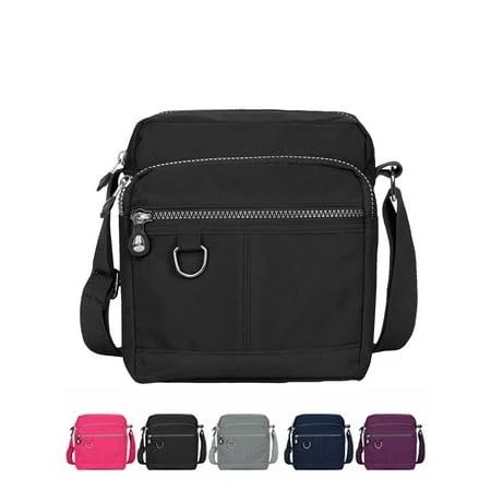 bag luxtrada Casual Nylon Purse Handbag Crossbody Bag Waterproof Shoulder Bag with Zipper Pockets for Women Walmart - Hongqi Clothing $15.98