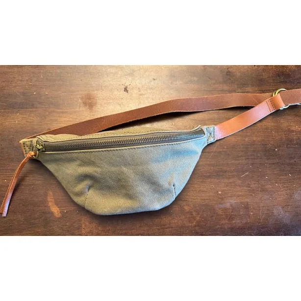 bag Madewell Faded Army Green Canvas With Leather Adjustable Strap Fanny eBay - 2014usairha $40