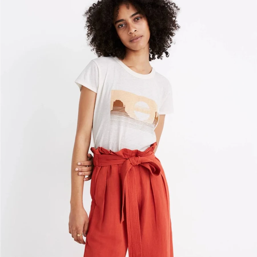 t-shirt Madewell Women's Desert Landscape Perfect Graphic Tee Poshmark $9