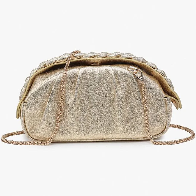 bag Madrigal Vegan Metallic Clutch Jen & Co. $16.99