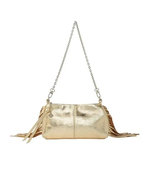 bag Maje Miss M Metallic Leather Clutch Bag Nordstrom $182