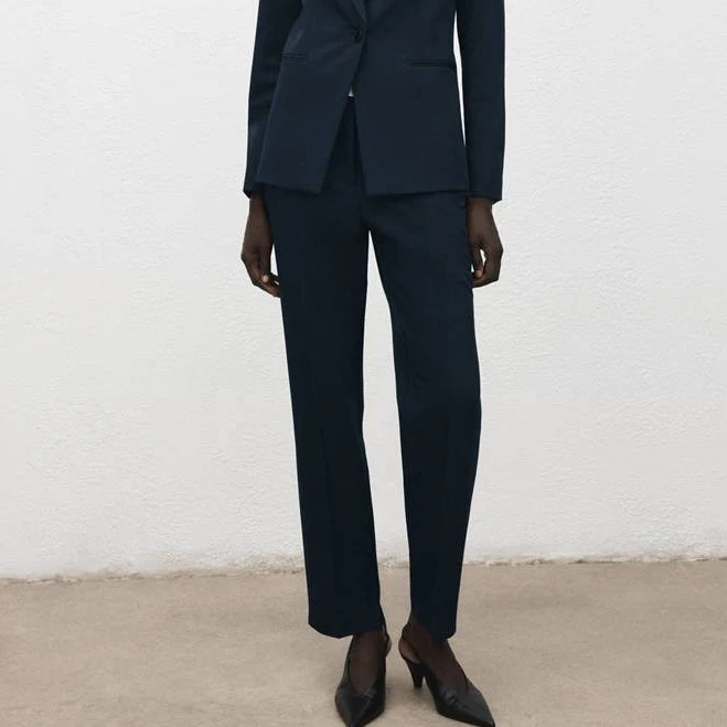bottom MANGO Straight Suit Trousers shop.mango.com $69.99