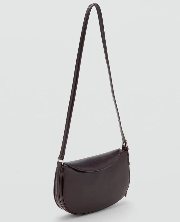 bag MANGO Women's Flap Oval Crossbody Bag shop.mango.com $39.99