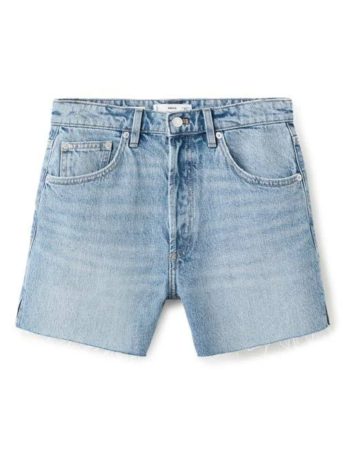 shorts MANGO Women's Frayed Hem Denim Shorts Nordstrom $49.99