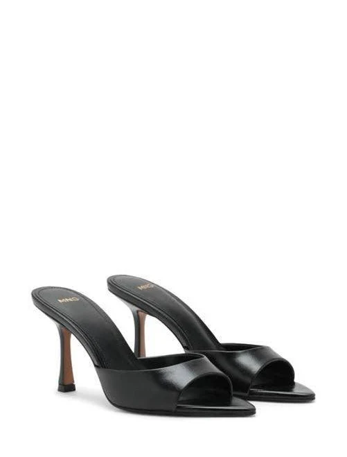 shoes MANGO Women's Pointed-Heel Faux Leather Sandals Lyst $69.99