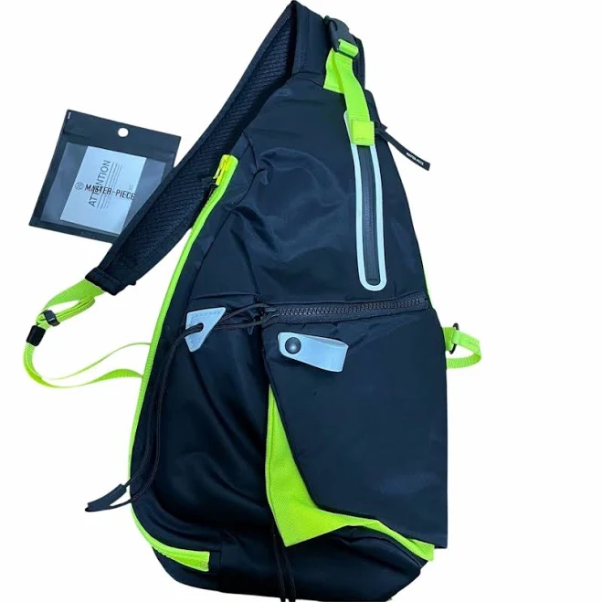 bag Master-piece Body Bag Sling Neon Yellow Black Used Japan eBay - aimite-japan $180.99