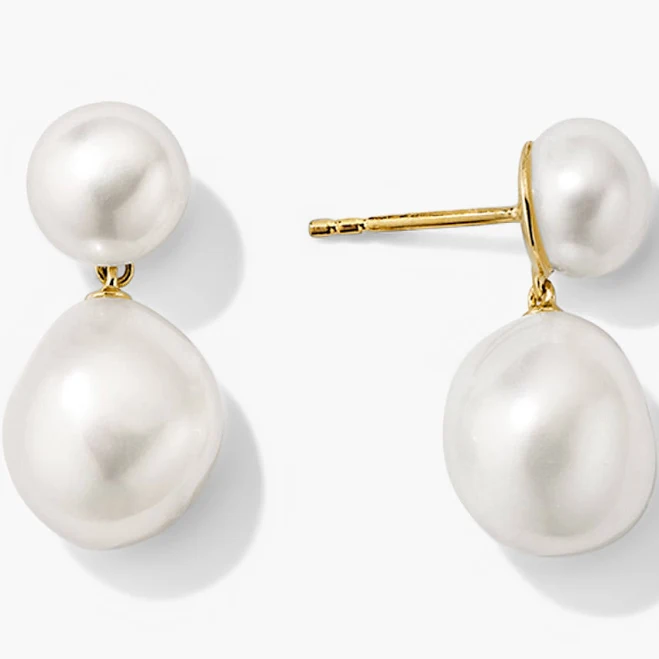 accessory Mejuri Gold Vermeil Pearl Drop Earrings Mejuri US $168